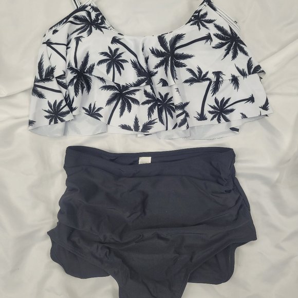 Tempt Me Palms Swimwear Palm Tree Swimsuit - Picture 2 of 4